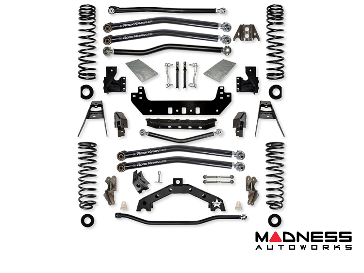 Jeep Wrangler JL Lift Kit - Rock Krawler - 4.5in X Factor X2 (No Limits) - Diesel - 2020+